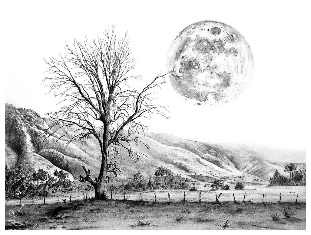 Landscape Sketch Images at PaintingValley.com | Explore collection of