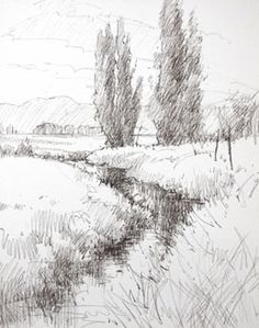236x299 The 162 Best Landscape Sketches Images In 2018 - Landscape Sketches