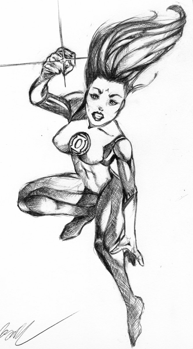 665x1199 Green Lantern Sketch By Radaq - Lantern Sketch
