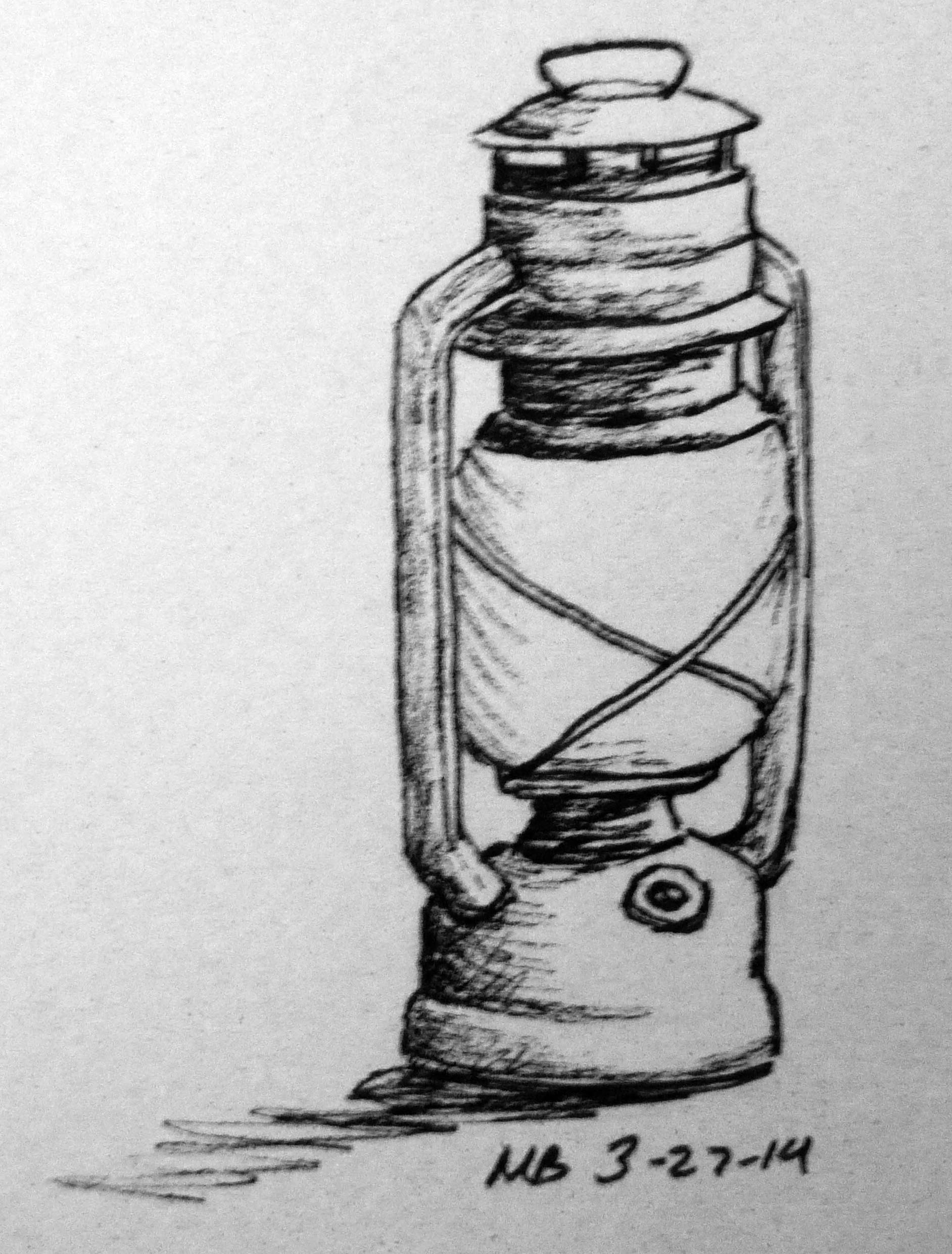 1884x2480 The Aspiring Illustrator - Lantern Sketch
