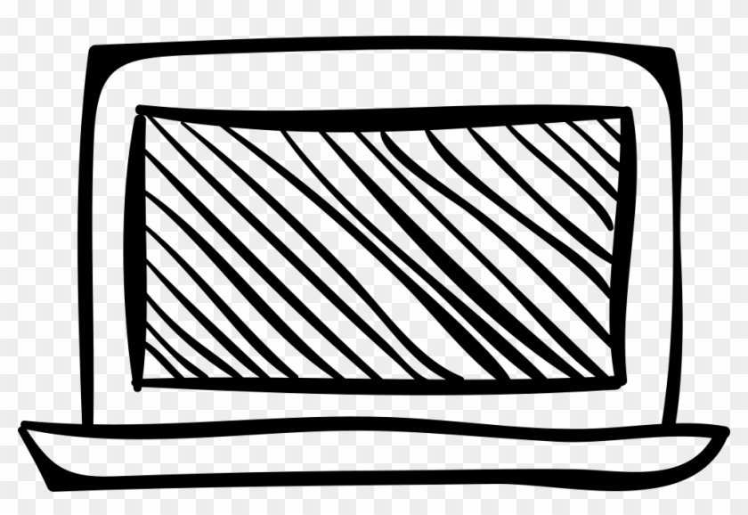 840x578 Laptop Sketch Svg Png Icon Free Download - Laptop Sketch