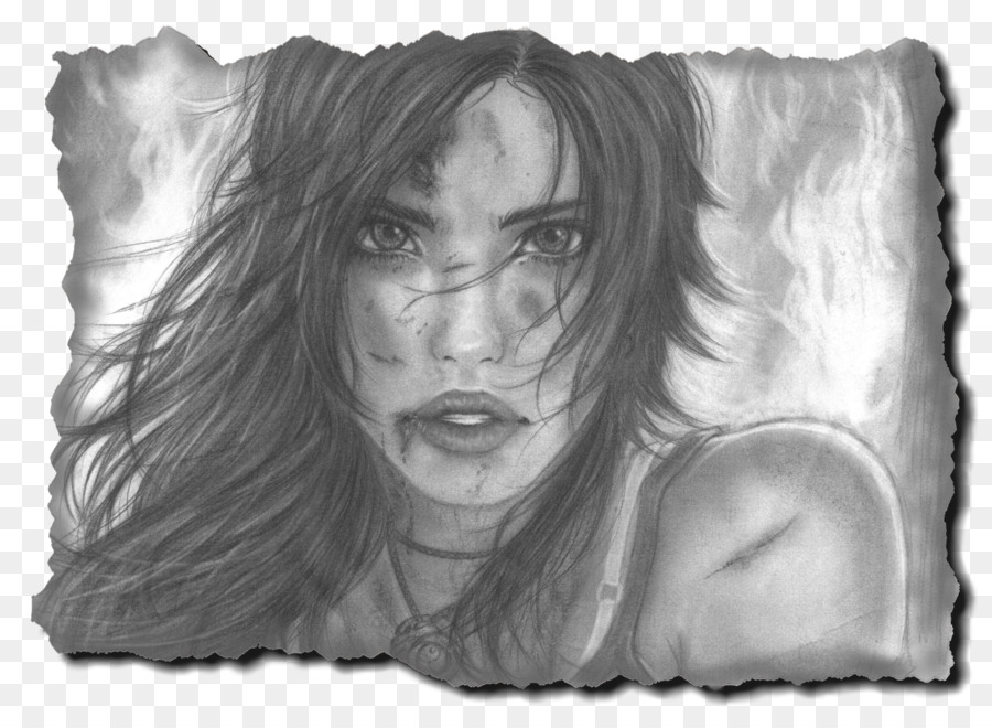900x660 Tomb Raider Lara Croft Drawing Art Sketch - Lara Croft Sketch