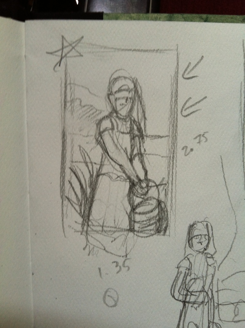 800x1071 New Large Figure Painting - Large Sketches