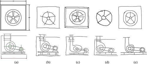 500x219 Examples Of Large Irregularity And Variations In Hand Drawn - Large Sketches