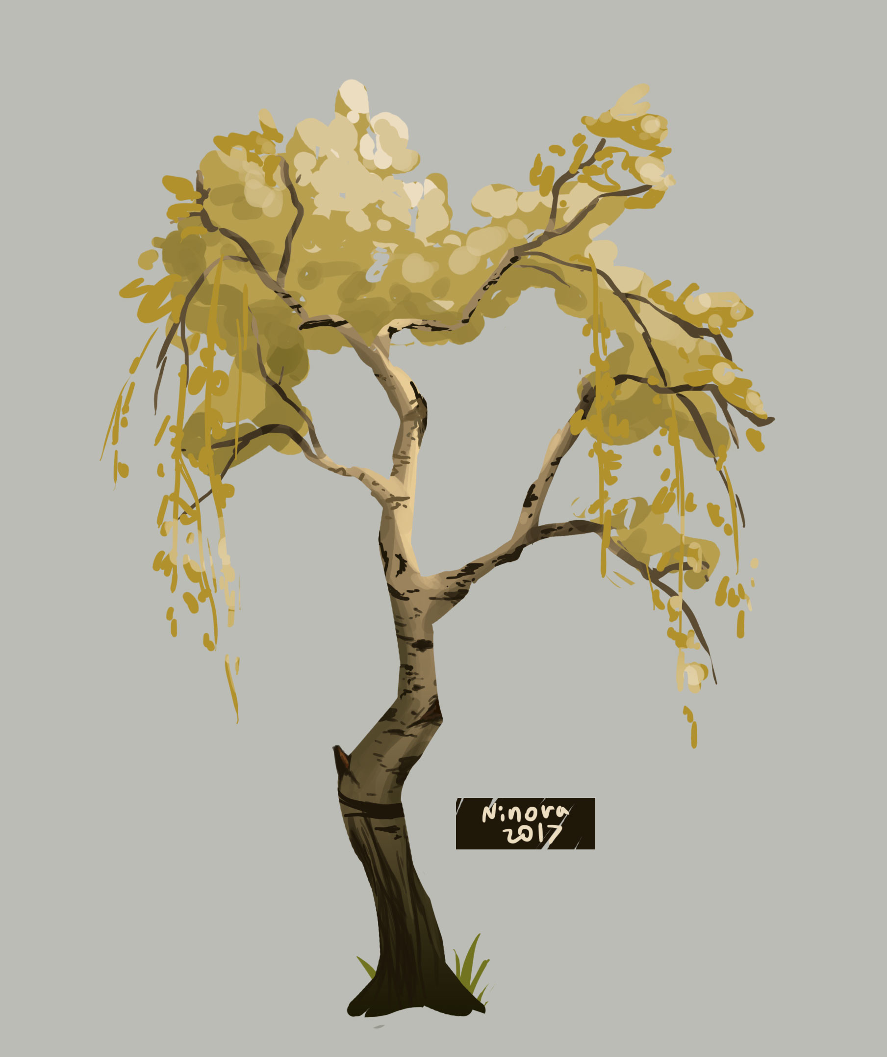 1809x2154 Nataliya Shishkina - Large Tree Sketch