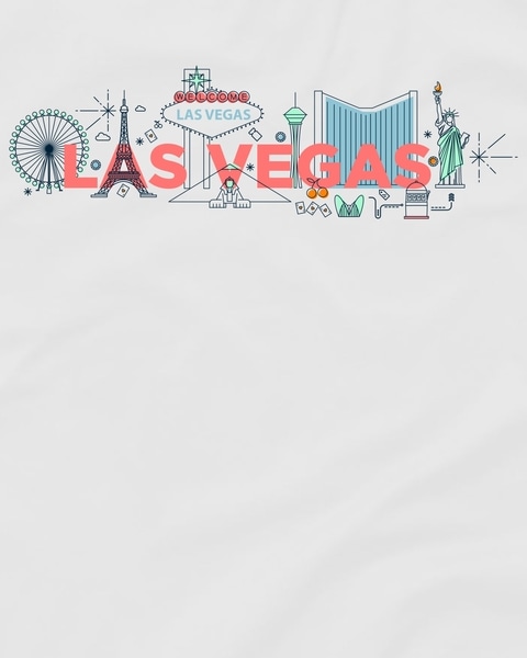 480x600 Las Vegas Sketch Skyline T Shirt Teeshirtpalace - Las Vegas Skyline Sketch