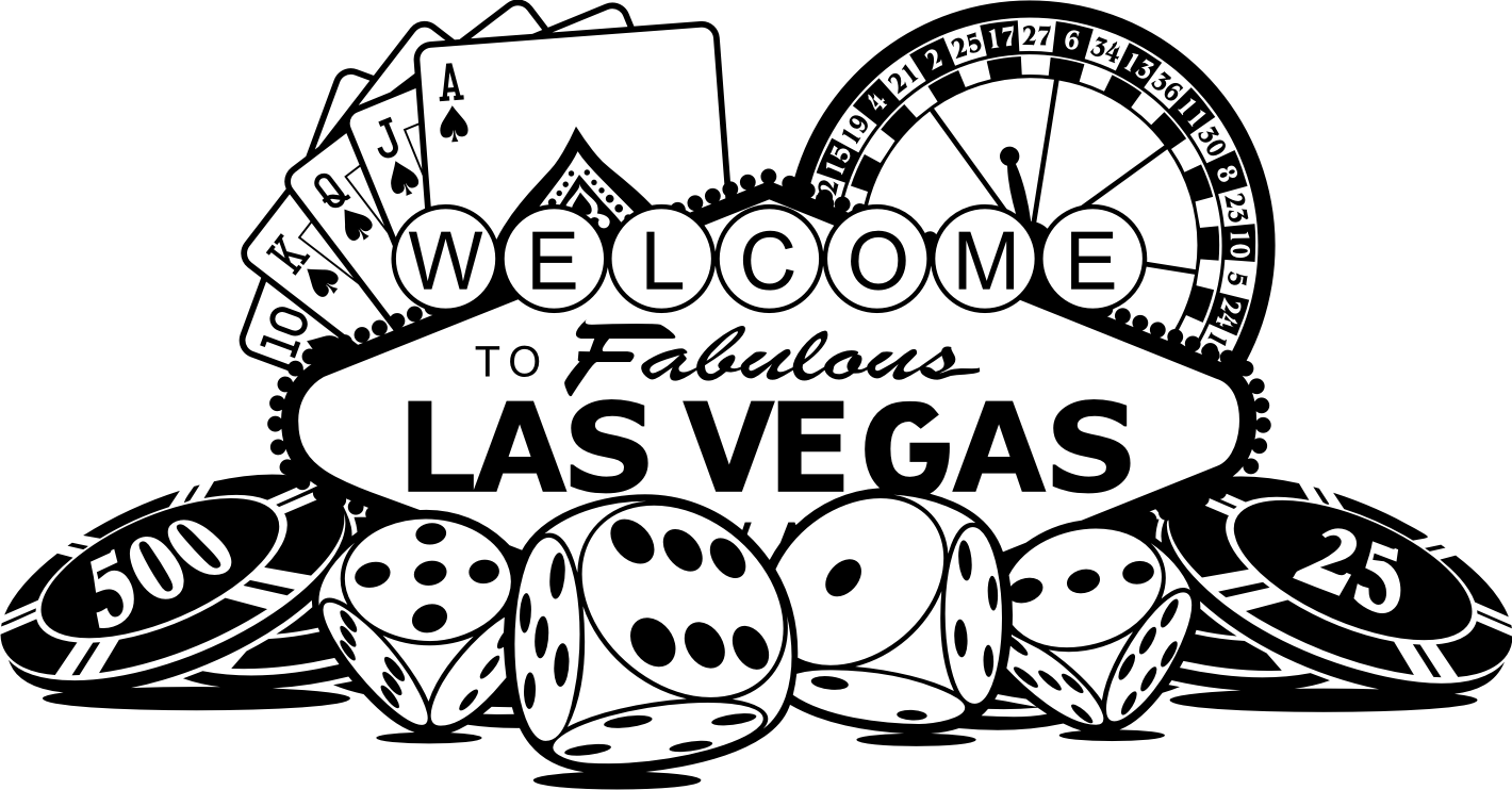 1420x742 Las Vegas Clipart Black And White - Las Vegas Skyline Sketch 