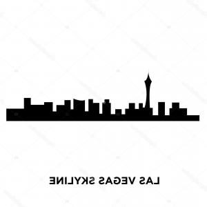 300x300 Stock Illustration Las Vegas Skyline Pop Editable Vector File - Las Vegas Skyline Sketch