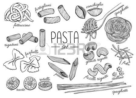 450x325 Drawn Macaroni Lasagna - Lasagna Sketch
