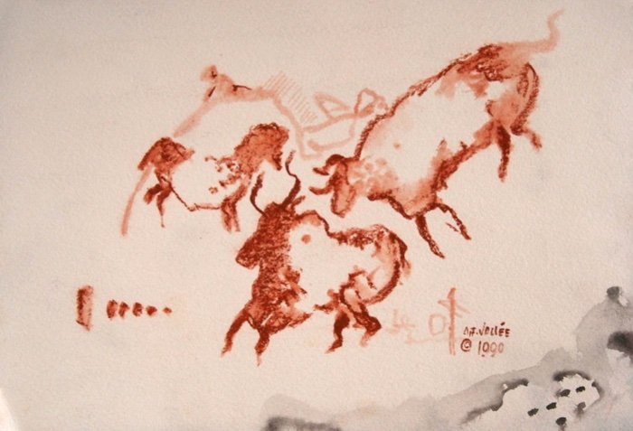 700x477 Lascaux Sketch (A 54) - Lascaux Sketch