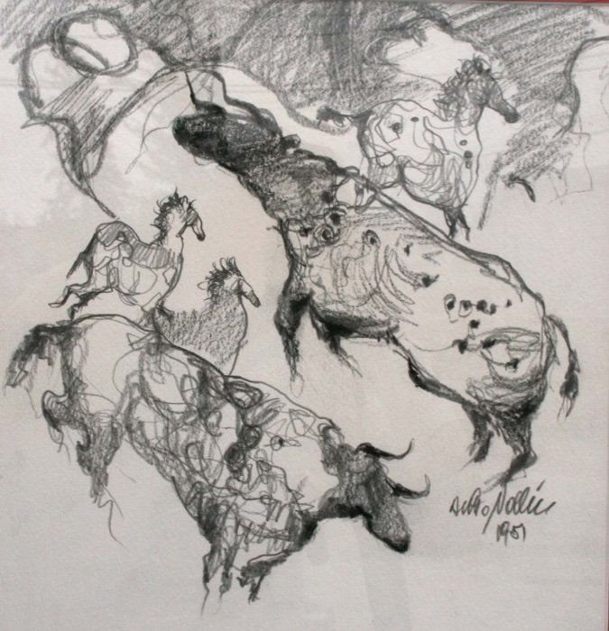 675x700 Lascaux Sketch (B 84) - Lascaux Sketch