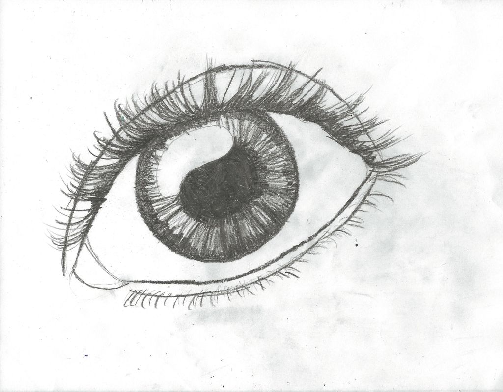 1024x798 How To Draw An Eye (Updated) 15 Steps - Lashes Sketch
