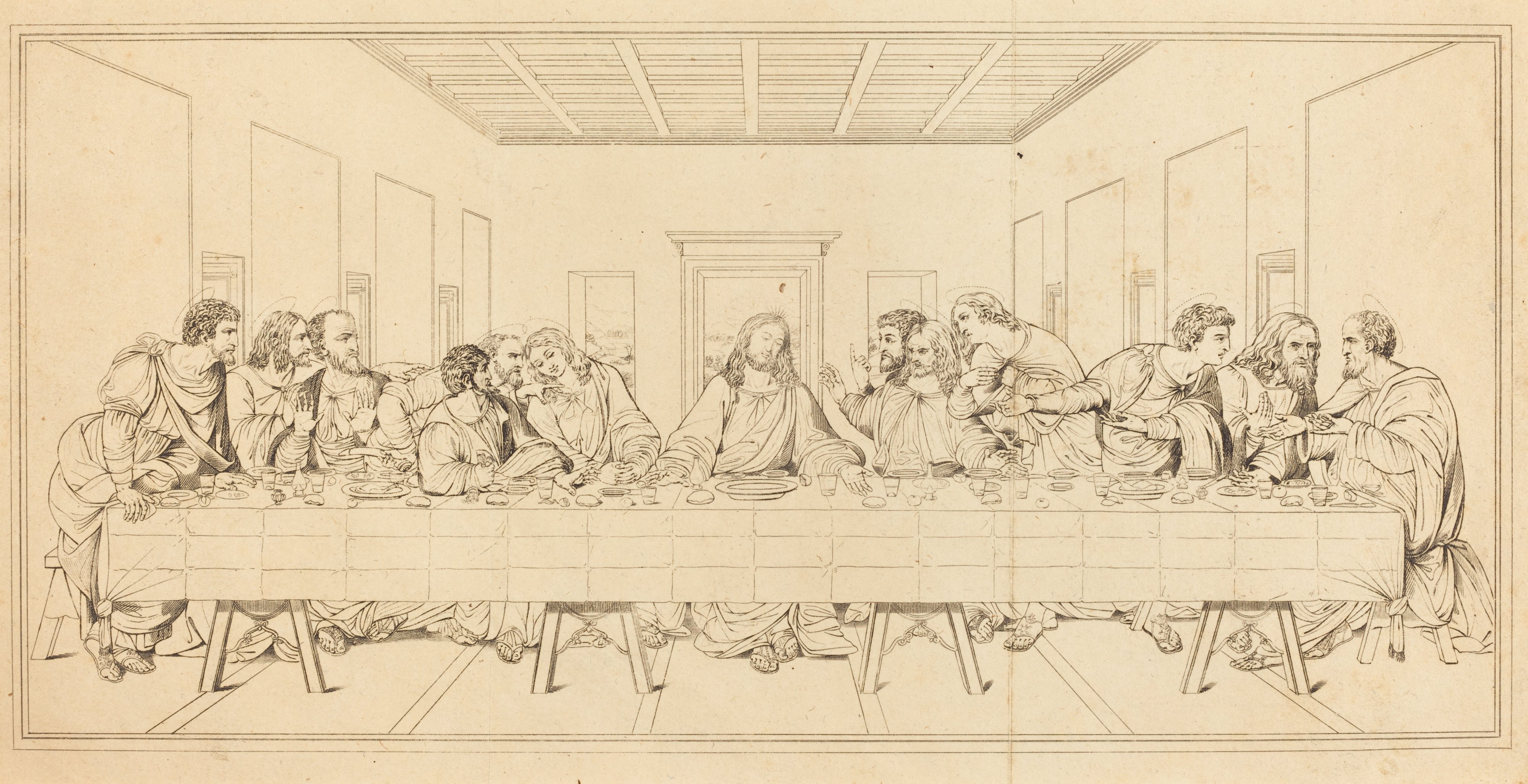 Last Supper Sketch at Explore collection of Last