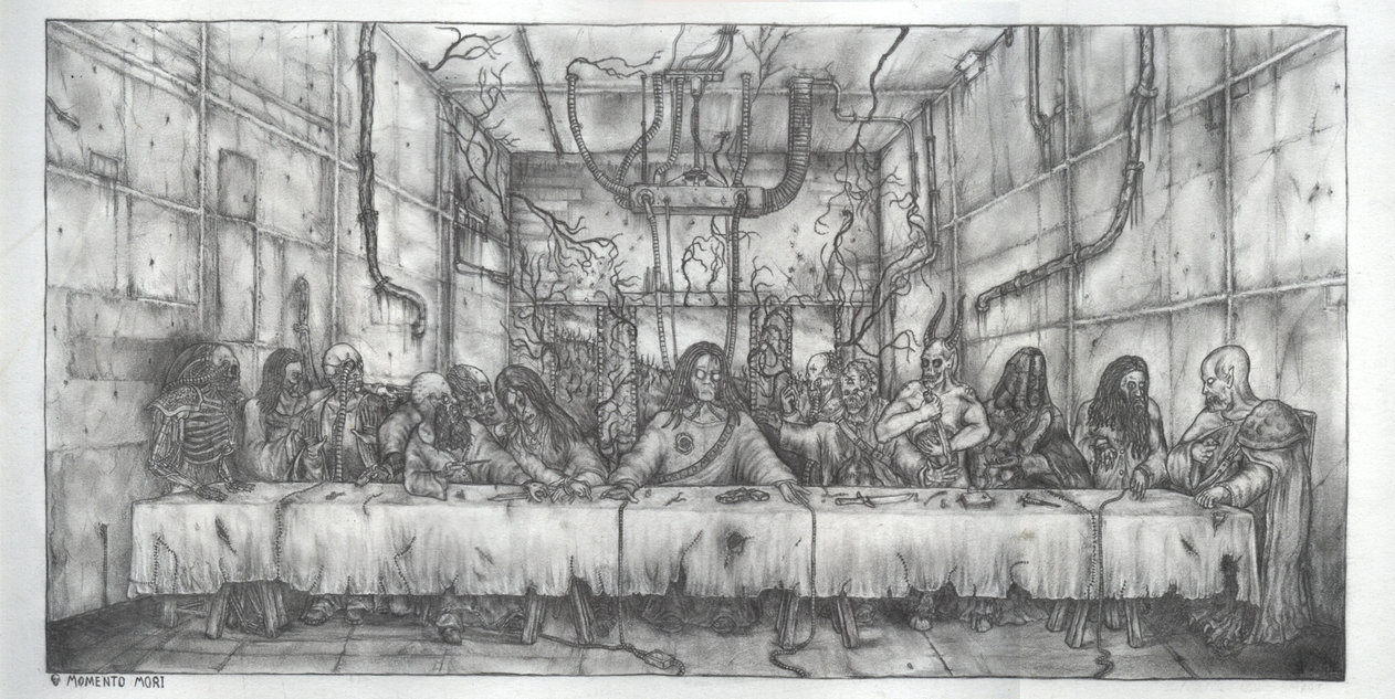 1262x633 The Last Supper. By Asylumseaker - Last Supper Sketch