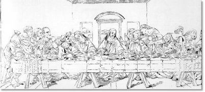 402x182 The Words Gallery - Last Supper Sketch