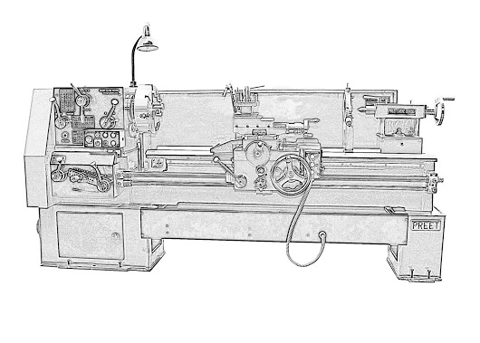 Lathe Sketch at PaintingValley.com | Explore collection of Lathe Sketch