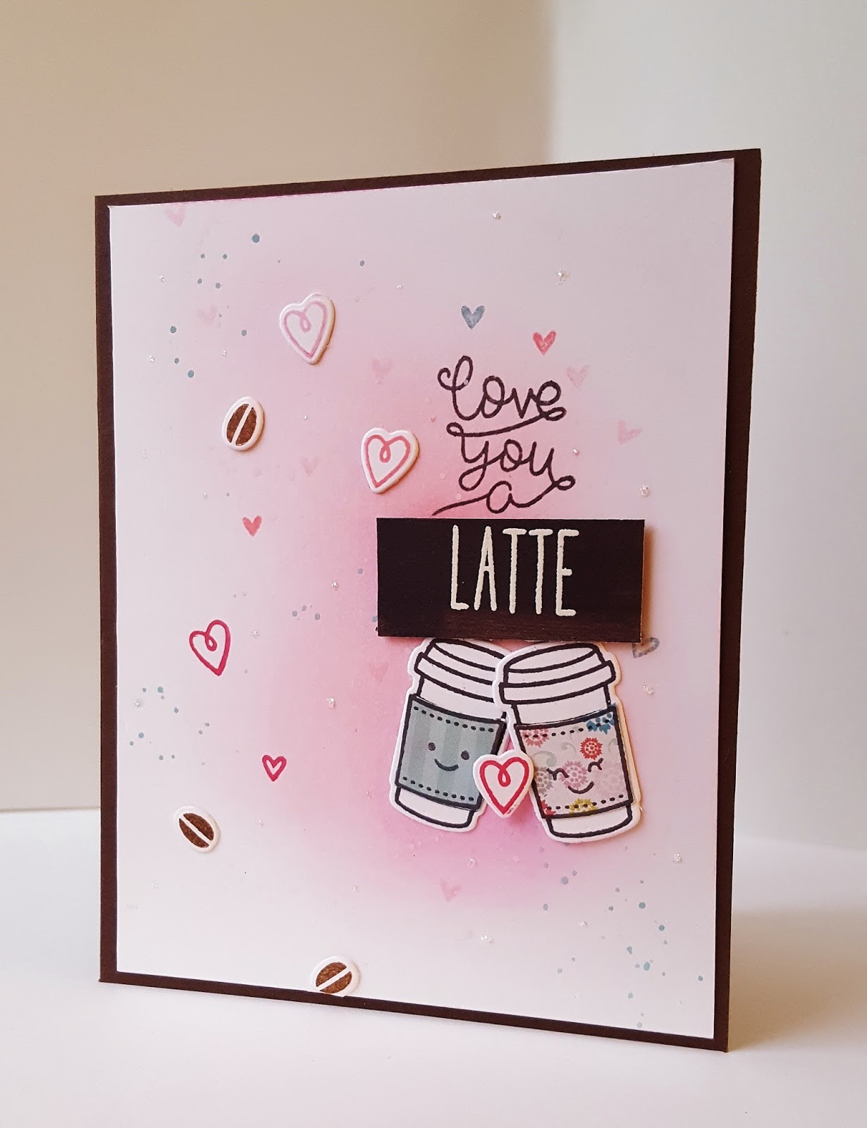 1230x1600 Gingham Girl Love You A Latte Sketch - Latte Sketch