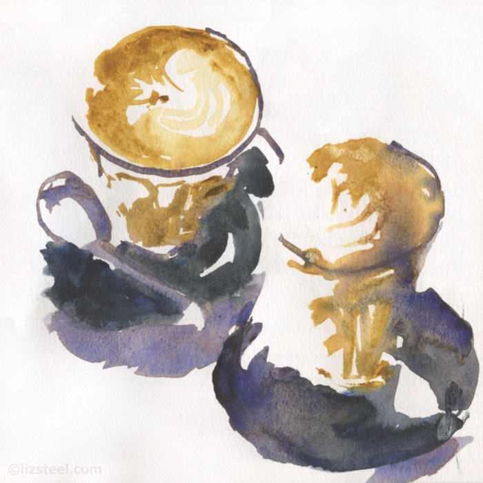 700x700 Coffee Art My Latte Journey So Far - Latte Sketch