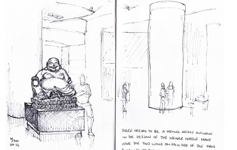 800x508 Laughing Buddha - Laughing Buddha Sketch