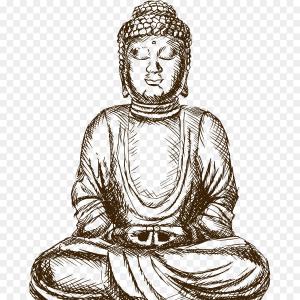 300x300 Stock Illustration Laughing Buddha With Maneki Neko Lazttweet - Laughing Buddha Sketch