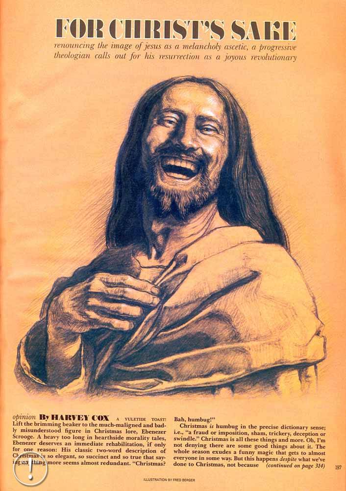 706x1000 Laughing Christ Backstreet Faith - Laughing Jesus Sketch
