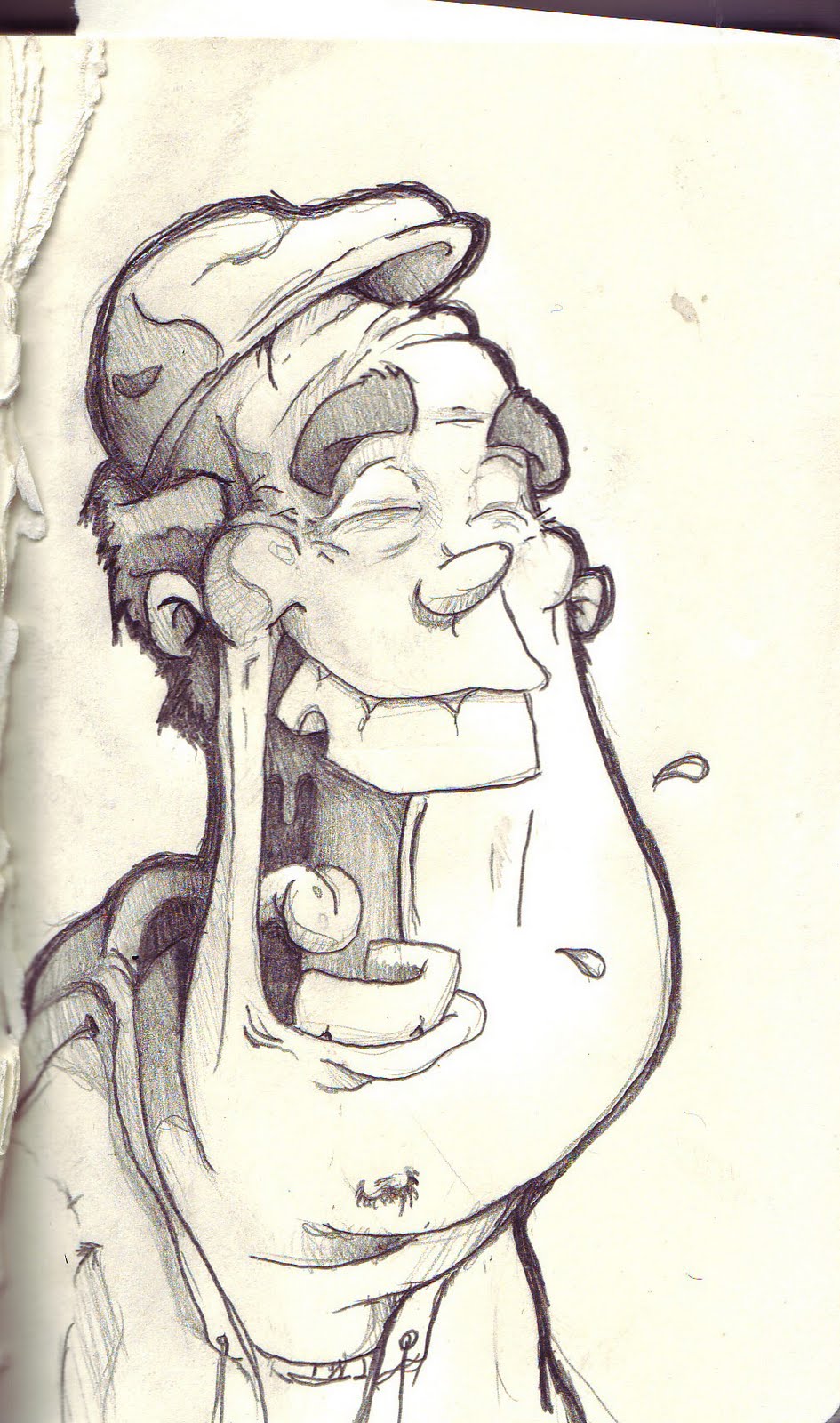 945x1600 Kookaburrito Studios Blog Sketch - Laughing Sketch