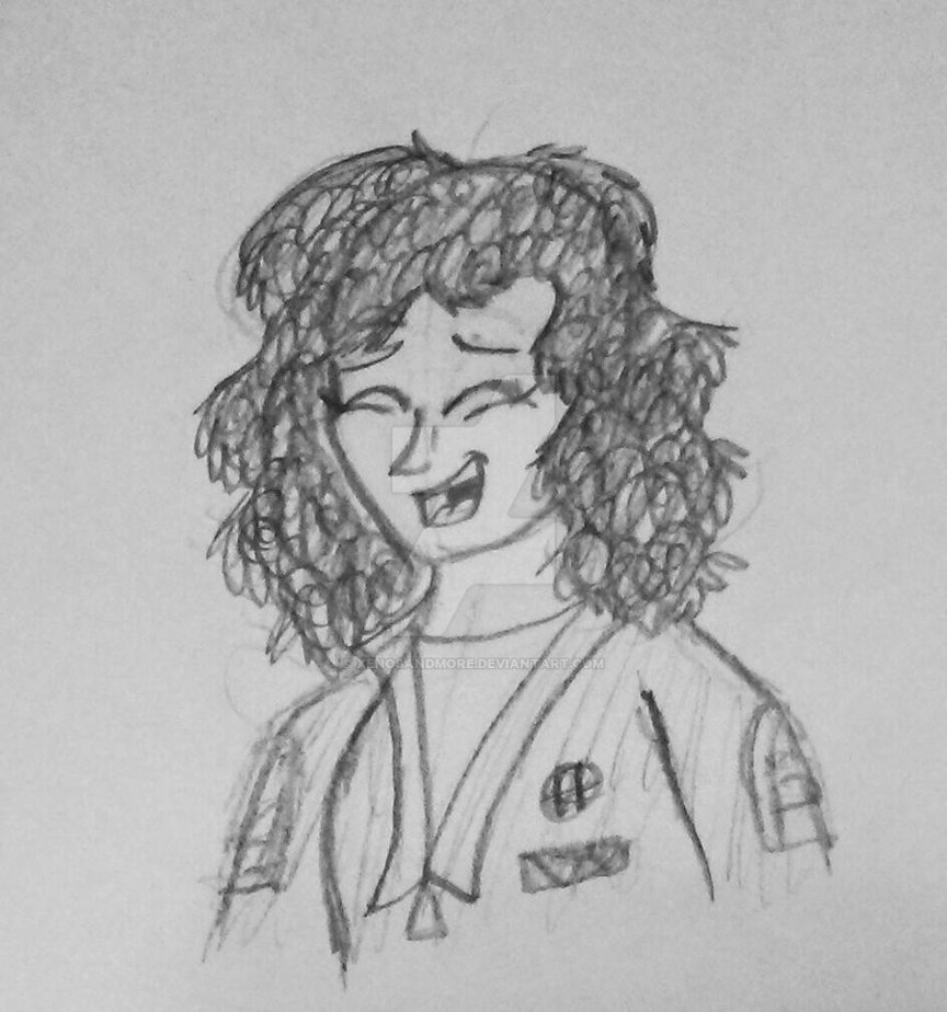 864x924 Laughing (Sketch) By Xenosandmore - Laughing Sketch