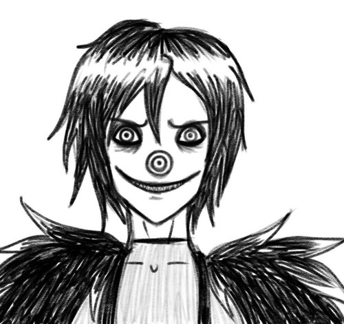 500x471 Laughing Jack Sketch By Kim Tam - Laughing Sketch