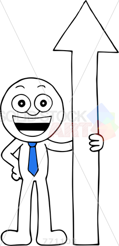 242x500 Stock Illustration Of Vector Sketch Of Laughing Businessman With - Laughing Sketch