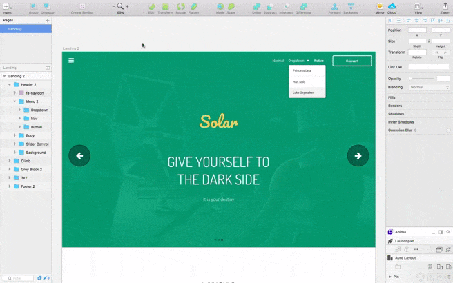 656x410 How To Publish Responsive Websites With Sketch And Launchpad - Launchpad Sketch