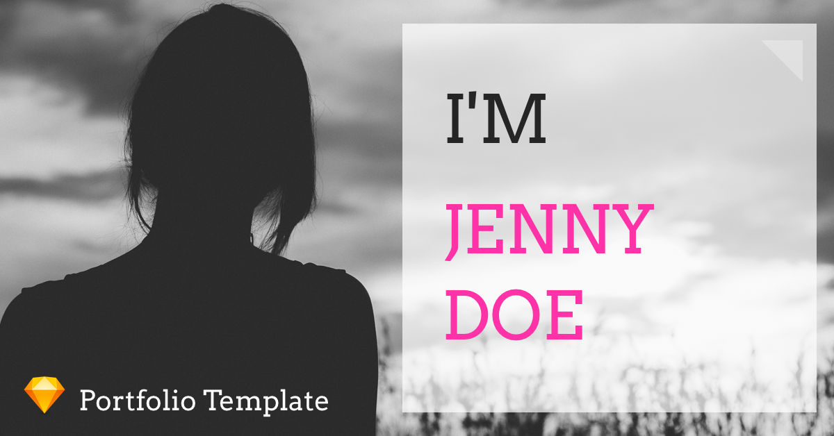 1200x628 Designer Portfolio Responsive Website Template Prototypr - Launchpad Sketch