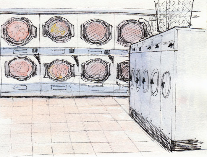 700x532 Sketching - Laundry Sketch