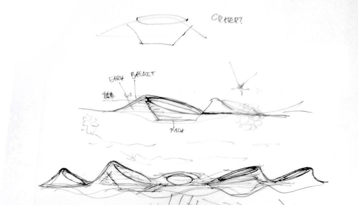 1200x687 Gallery Of National Stadium And Sports Village Lava - Lava Sketch