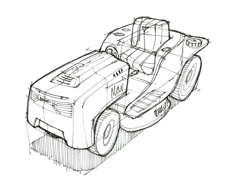 792x612 Sketch A Day Sketch A Day - Lawn Mower Sketch