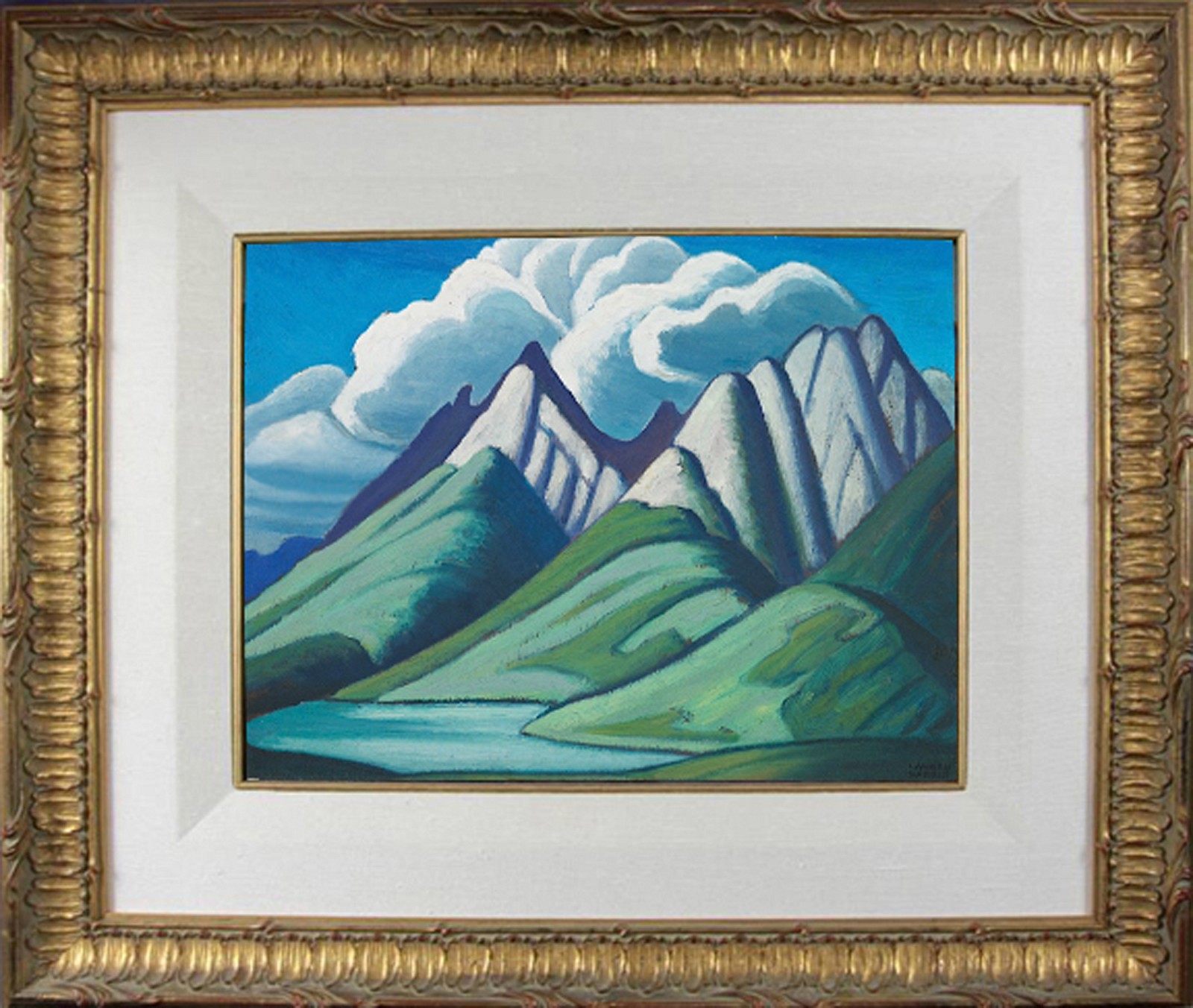 1600x1352 Mountain Sketch Vii By Lawren Harris Oeno Gallery - Lawren Harris Sketch