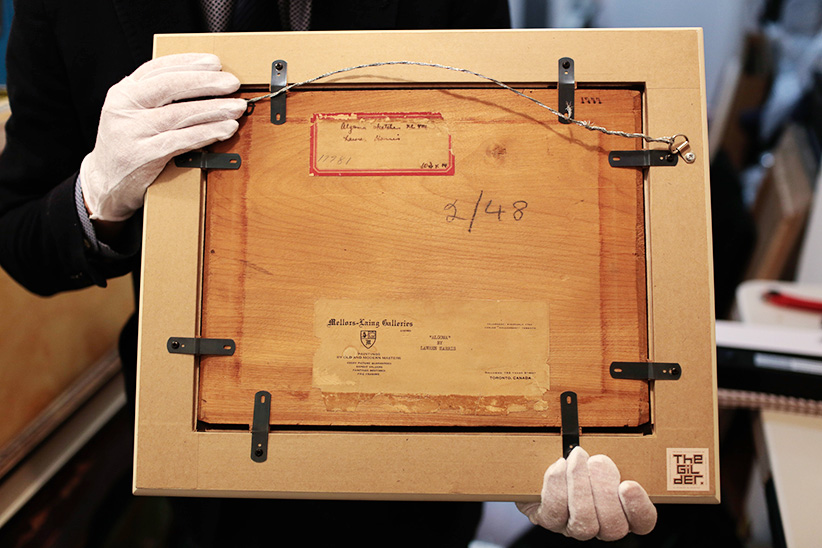 822x548 Unknown Lawren Harris Painting Emerges In Australia - Lawren Harris Sketch