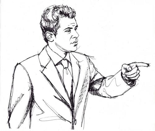 500x421 Jack Dapper, Esq. (@lawdapper) Twitter - Lawyer Sketch