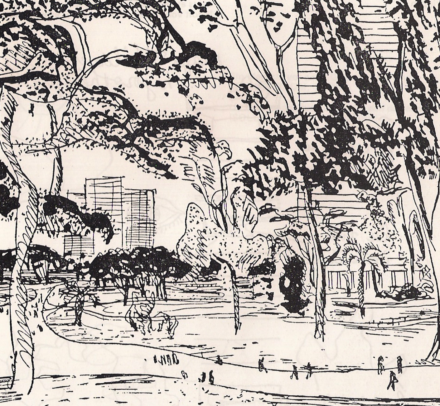 1411x1303 Hong Kong Someone Has Built It Before - Le Corbusier Sketches