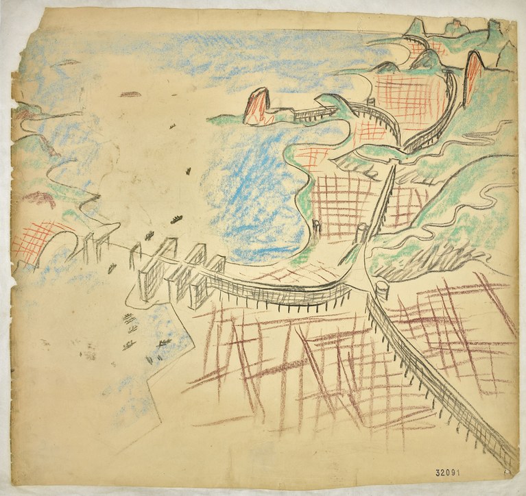 767x724 Le Corbusier - Le Corbusier Sketches