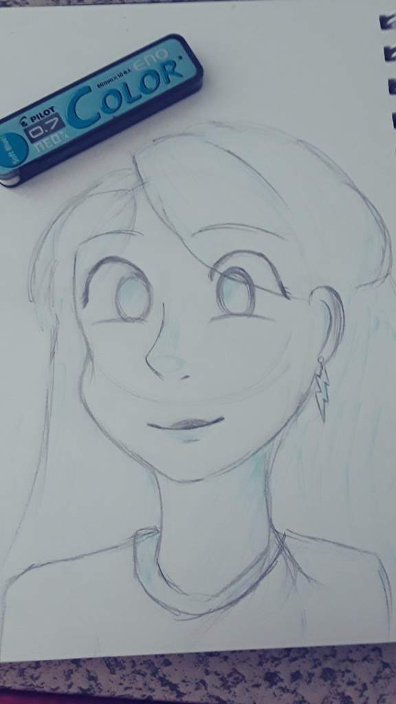 576x1024 Sketch With Blue Pencil Lead Art Amino - Lead Sketch
