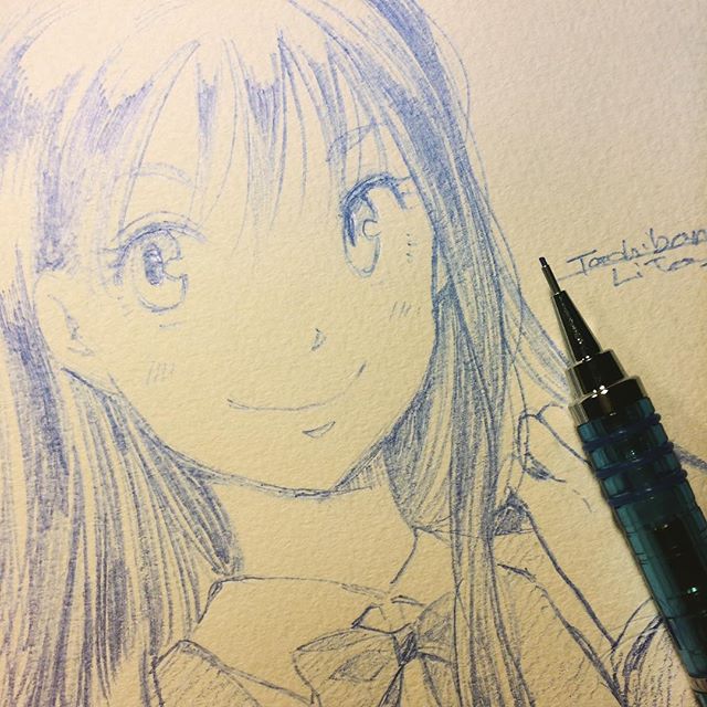 640x640 Blue Lead Drawing By Lita426t - Lead Sketch
