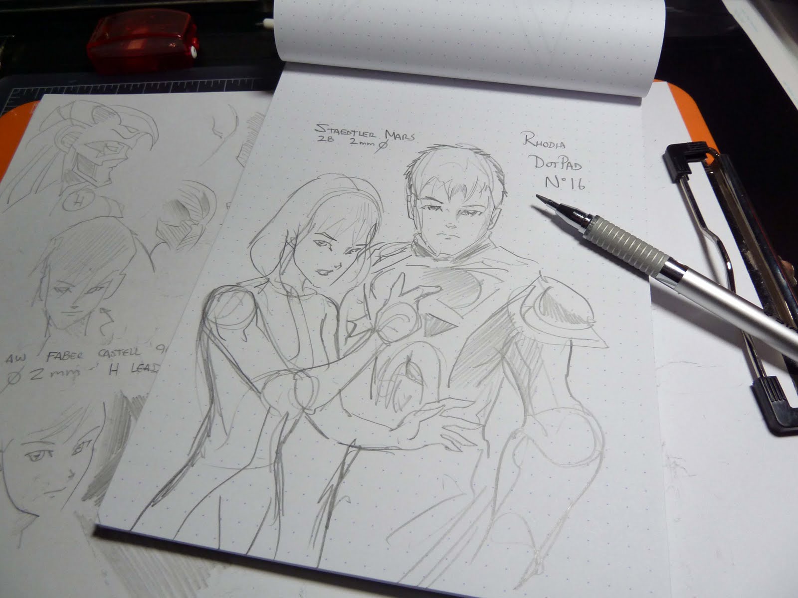 1600x1200 Graphite Bash - Lead Sketch