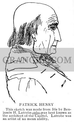 306x500 Image Of Patrick Henry (1736 1799). - Leader Sketch