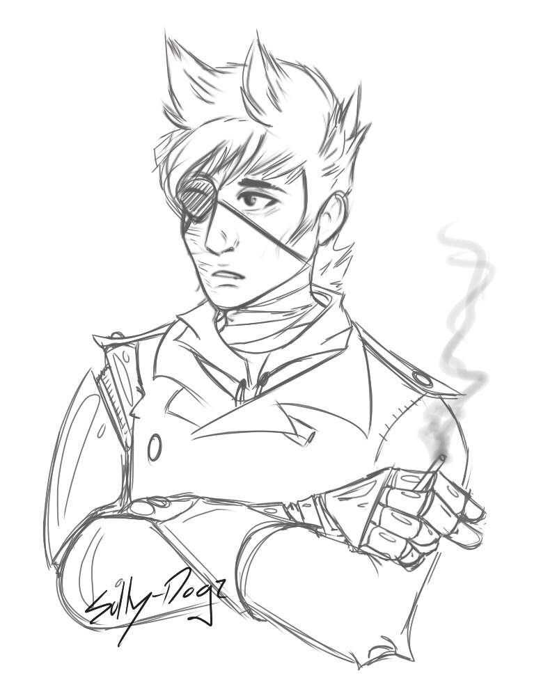 800x1000 Red Leader Sketch Amino - Leader Sketch