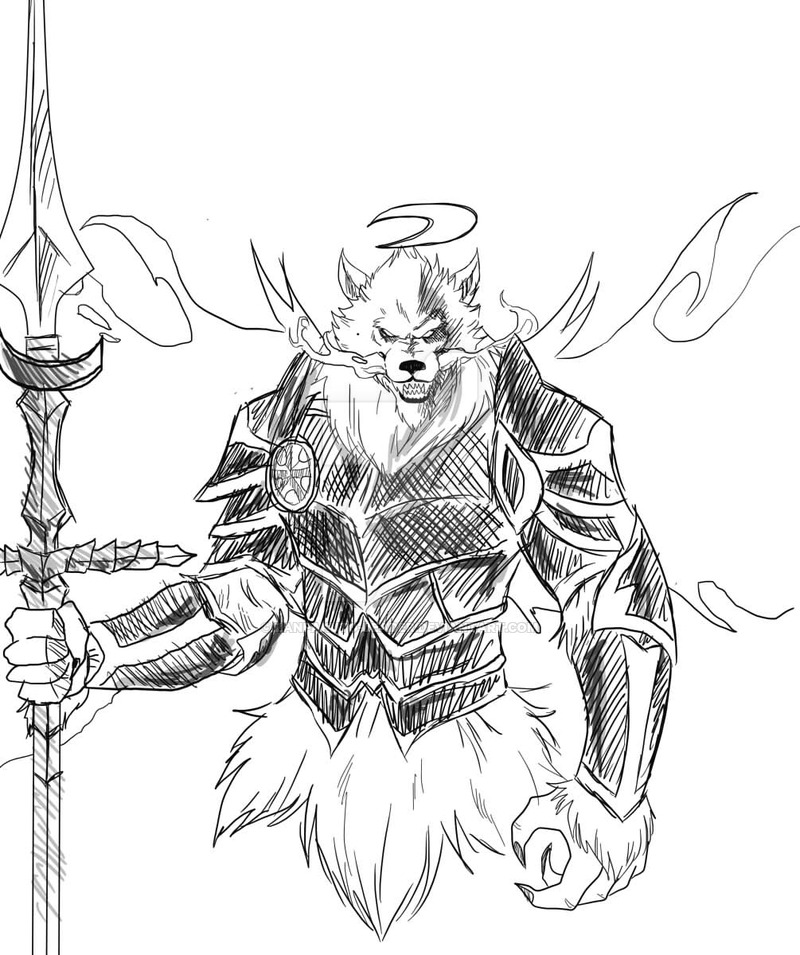 800x955 Sketch Commish 1 - Leader Sketch