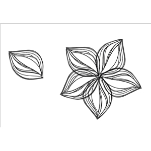 300x300 Silhouette Design Store - Leaf Sketch Pictures