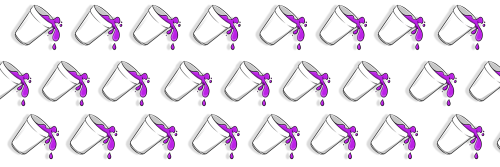 500x167 Art Dope Drugs Weed Cartoon Twitter 420 Purple Sketch Vector - Lean Sketch