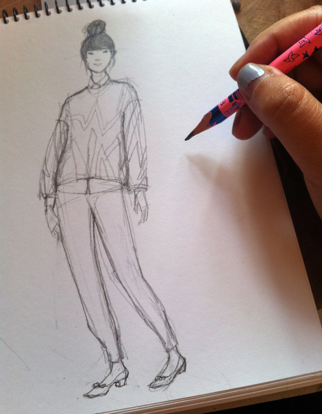 640x824 Kitty N. Wong Draws Susie Bubble Doing The Lean. - Lean Sketch