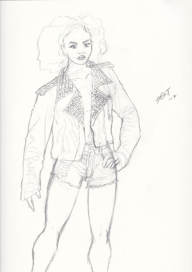 Leather Jacket Sketch at Explore collection of