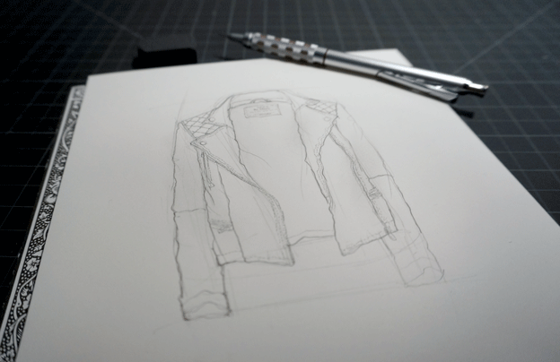 624x404 Wardrobe Essential The Leather Jacket - Leather Jacket Sketch